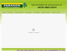 Tablet Screenshot of paragonpipe.com